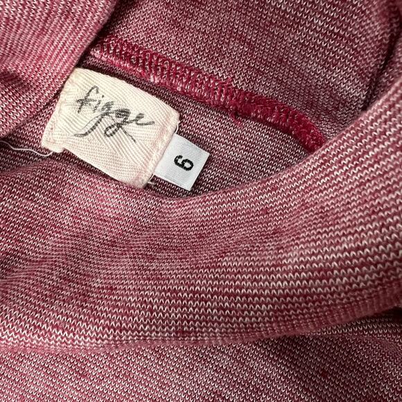 Figge Mock Neck Marled Long Sleeve - Picture 3 of 3